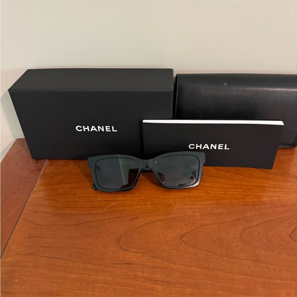 Chanel Polarized Square Sunglasses 5417-A c.501/S8 54-17 140 3P - Picture 1 of 6